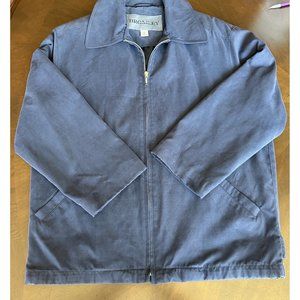 Bromley Collection Mens Navy Blue‎ Lightweight Zip Up Jacket, Size XS